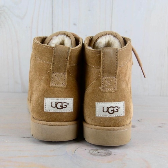 SALE! ugg Bethany chestnut sheepskin chukka boots us 12 nib - Picture 4 of 6